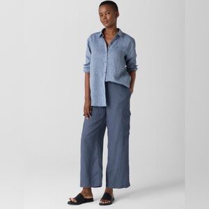 Eileen Fisher linen Cargo Pants